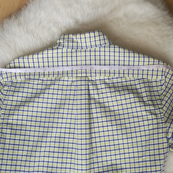 Button Down Collared Longsleeve Shirt, Plaid - Picture 3 of 6